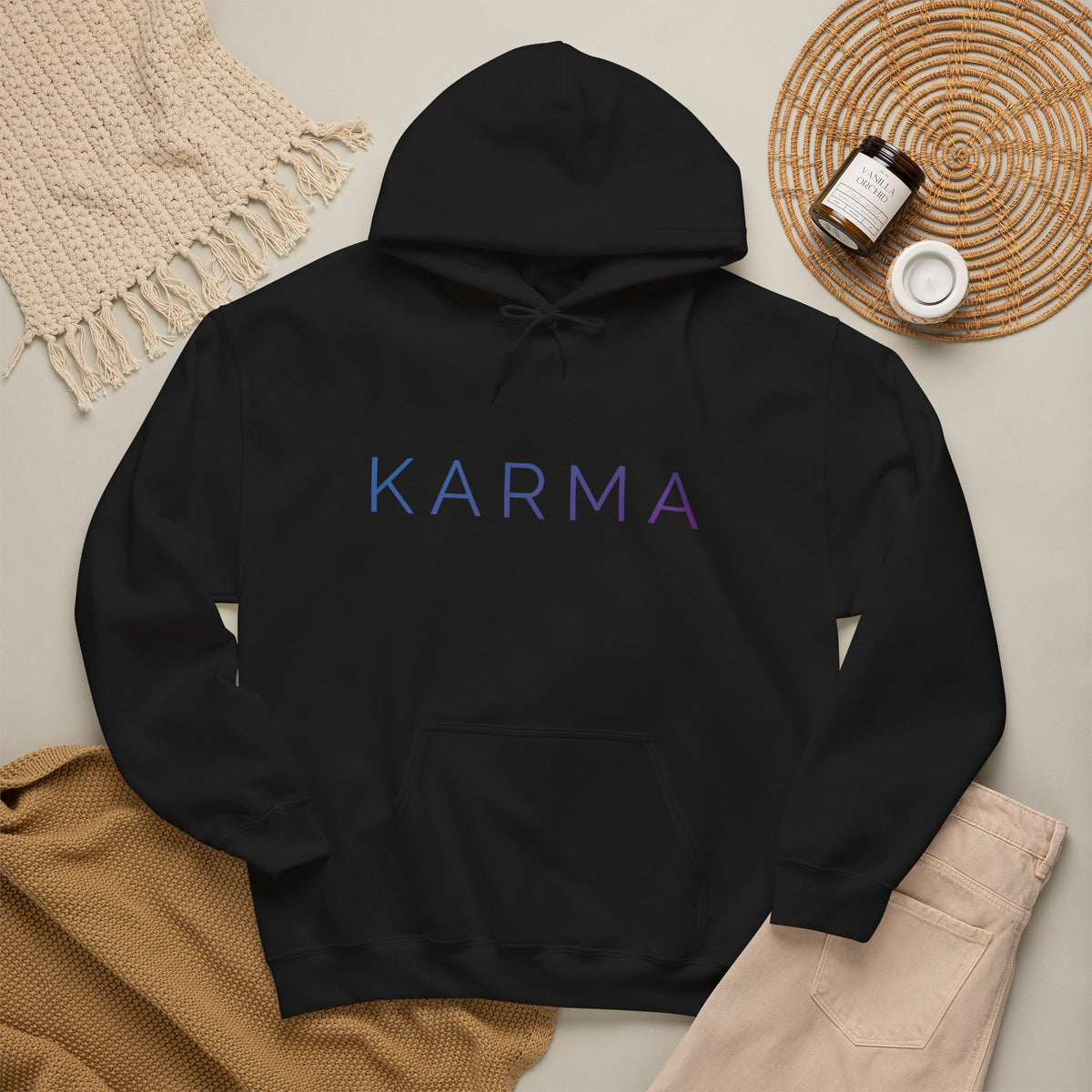 Karma Graphic Hoodie