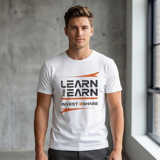 Learn and Earn | InvestiShare Tee